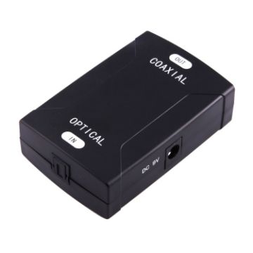 Optical Toslink to Coaxial RCA Digital Audio Converter Adapter - 1