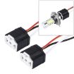 2 PCS H4 Car Auto LED Bulb Ceramic Insulation Socket Holder - 1