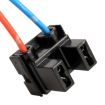 2 PCS Car H7 Elbow Bulb Holder Base Female Socket with Wire - 2