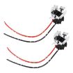 TK-305 H7 Halogen Lamp Socket Car Bulb Holder Base with Cable - 2