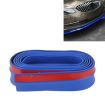Universal 2.5m Car Front Bumper Lip Splitter Spoiler Skirt (Blue) - 1