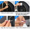 Picture of Universal Decorative Scratchproof Stickup 8M Flexible Car Wheel Hub TRIM Mouldings Shining Decoration Strip (Silver)