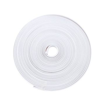 8m Car Wheel Protection Sticker - Anti-collision Strip (White) - 1