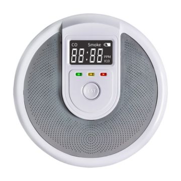 Picture of JSN-999COM Live Voice Alarm Smoke Carbon Monoxide Alarm Detector without Battery