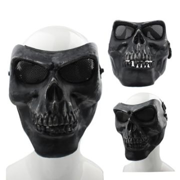 High Intensity Skeleton Anti BB Bomb Face Mask (Black) - 1