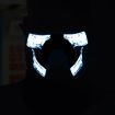 Halloween Mask Voice Control LED Cold Light Terror Cosplay Mask - 9
