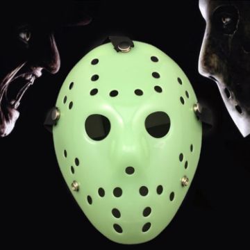 Picture of Halloween Party Cool Thicken Jason Mask (Fluorescent Green)