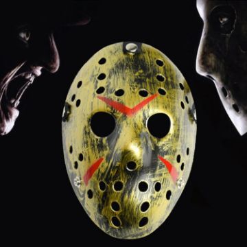 Picture of Halloween Party Cool Thicken Jason Mask (Gold)
