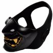 WosporT Halloween Grimace Half Face Mask - Black - 4
