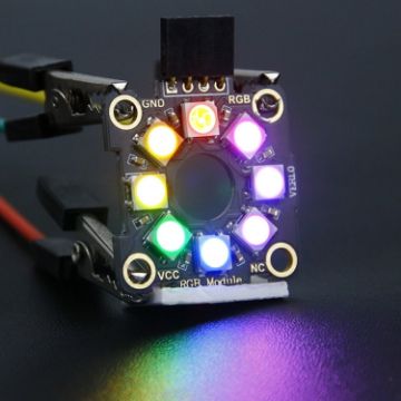 Yahboom 8-bit RGB Light Ring Module for Microbit Raspberry Pi Pico - 1