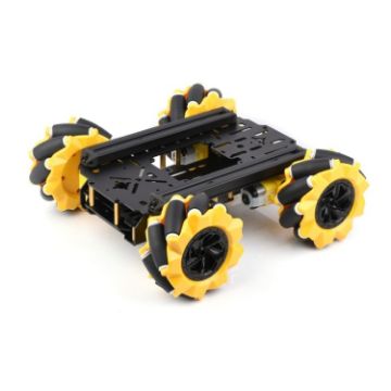Waveshare Smart Mobile Robot Chassis Kit with Shock-absorbing Mecanum Wheels - 1
