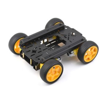 Picture of Waveshare Smart Mobile Robot Chassis Kit, Chassis:With Shock-absorbing (Normal Wheels)