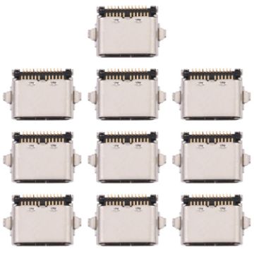 10 PCS Charging Port Connector for Lenovo M10 Plus TB-X606 - 1
