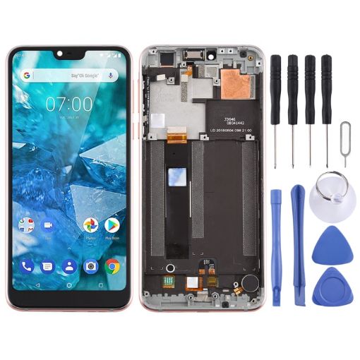 TFT LCD Screen for Nokia 7.1 Digitizer Assembly (Silver) - 1