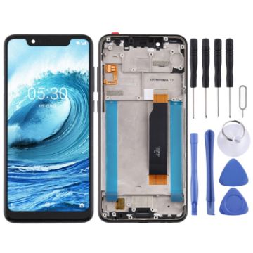 LCD Screen and Digitizer Assembly for Nokia 5.1 Plus - Black - 1