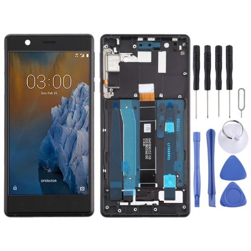 Nokia 3 TA-1032 TFT LCD Screen Digitizer Assembly (Black) - 1