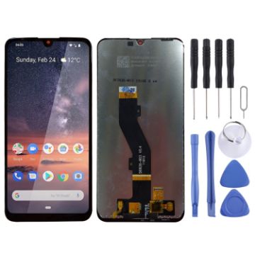 Black TFT LCD Screen for Nokia 3.2 with Digitizer - Full Assembly - 1