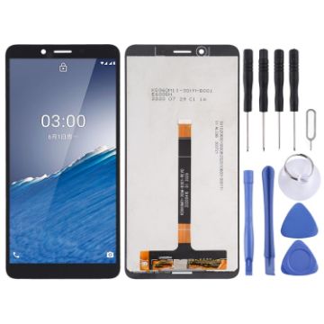 TFT LCD Screen for Nokia C3 with Digitizer - Full Assembly - 1