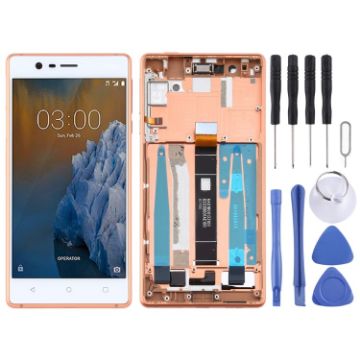 Nokia 3 TA-1032 TFT LCD Screen Digitizer Assembly (Gold) - 1