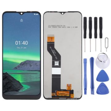LCD Screen and Digitizer Assembly for Nokia 1.4 - Black - 1