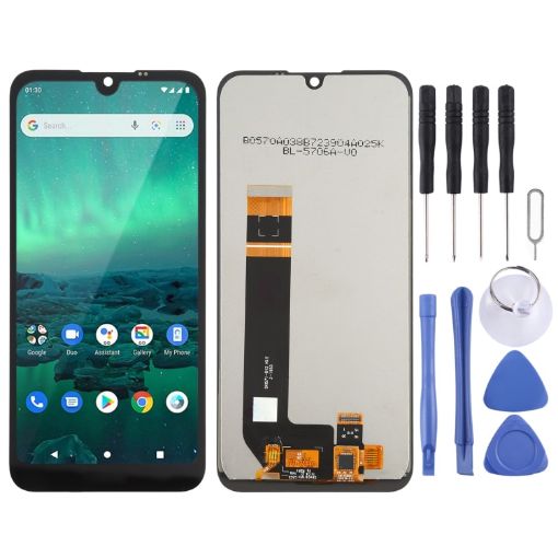 LCD Screen and Digitizer Assembly for Nokia 1.3 - Black - 1