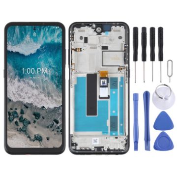 OEM LCD Screen For Nokia X100 Digitizer Full Assembly (Black) - 1