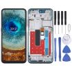 Nokia X10 TFT LCD Screen Digitizer Full Assembly with Frame (Green) - 1