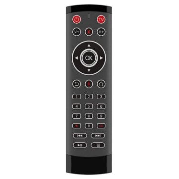 T1-PRO-TV Android TV Box with Microphone and Air Mouse Smart Remote - 1