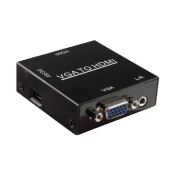 1080P HDMI Mini VGA to HDMI Scaler Box Converter for PC/HDTV - 1