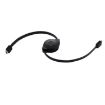 1m HDMI Male to HDMI Male Retractable Cable with Adapters - 2