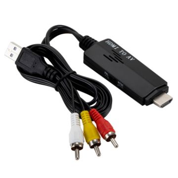 HDMI to RCA 1080P Converter Adapter Cable - Buy Now - 1
