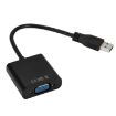 USB3.0 to VGA Converter Cable - 1080P Resolution (Black) - 2