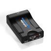 SCART to HDMI Converter - HDTV1080P HD (Black) - 1