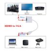 ZHQ007 HDMI to VGA Converter - 1080P HD (Black) - 4