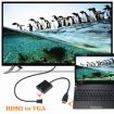 ZHQ007 HDMI to VGA Converter - 1080P HD (Black) - 6