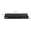 FJGEAR FJ-810UK USB KVM Switcher - 8 In 1 Out - US Plug - Black - 2