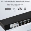 FJGEAR FJ-810UK USB KVM Switcher - 8 In 1 Out - US Plug - Black - 3