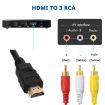 HDMI to AV/3RCA TV Cable - 1.5m - 3