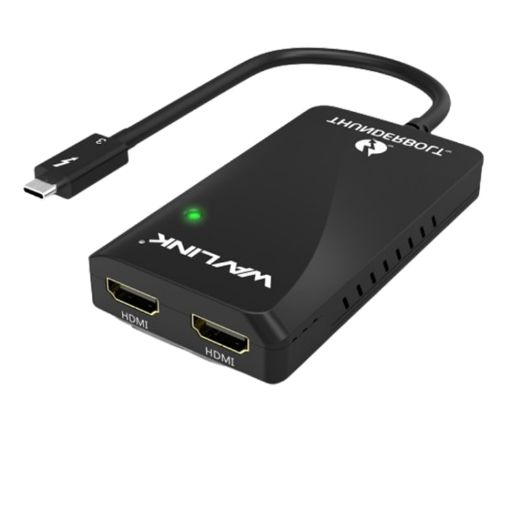 WAVLINK Type-C Thunderbolt 3 to Dual HDMI Adapter - 1