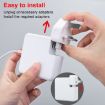 UK Plug Travel Power Adapter Charger - White - 5
