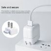 UK Plug Travel Power Adapter Charger - White - 6