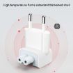 Travel Power Adapter Charger, US Plug - White - 4
