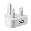 5V/1A USB Charger Adapter for iPhone, Galaxy, Huawei - White - 2