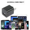 Purple US Plug USB Charger - Fast Charging for Devices - 6