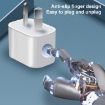 AU Plug USB Charger Adapter - White - 6