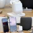 8 Pin Aluminum Desktop Charger for iPhone - Grey - 7