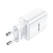 USAMS US-CC075 T18 2.1A Single USB Travel Charger EU Plug White - 2
