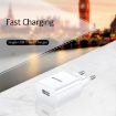 USAMS US-CC075 T18 2.1A Single USB Travel Charger EU Plug White - 5
