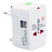 Multi-function Travel Converter with Dual USB, EU/UK/US/AU Plug - 1