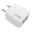 LDNIO A2201 Dual USB Charger with 8 Pin Data Cable - 3